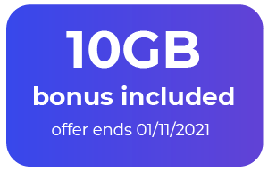 10GB bonus included